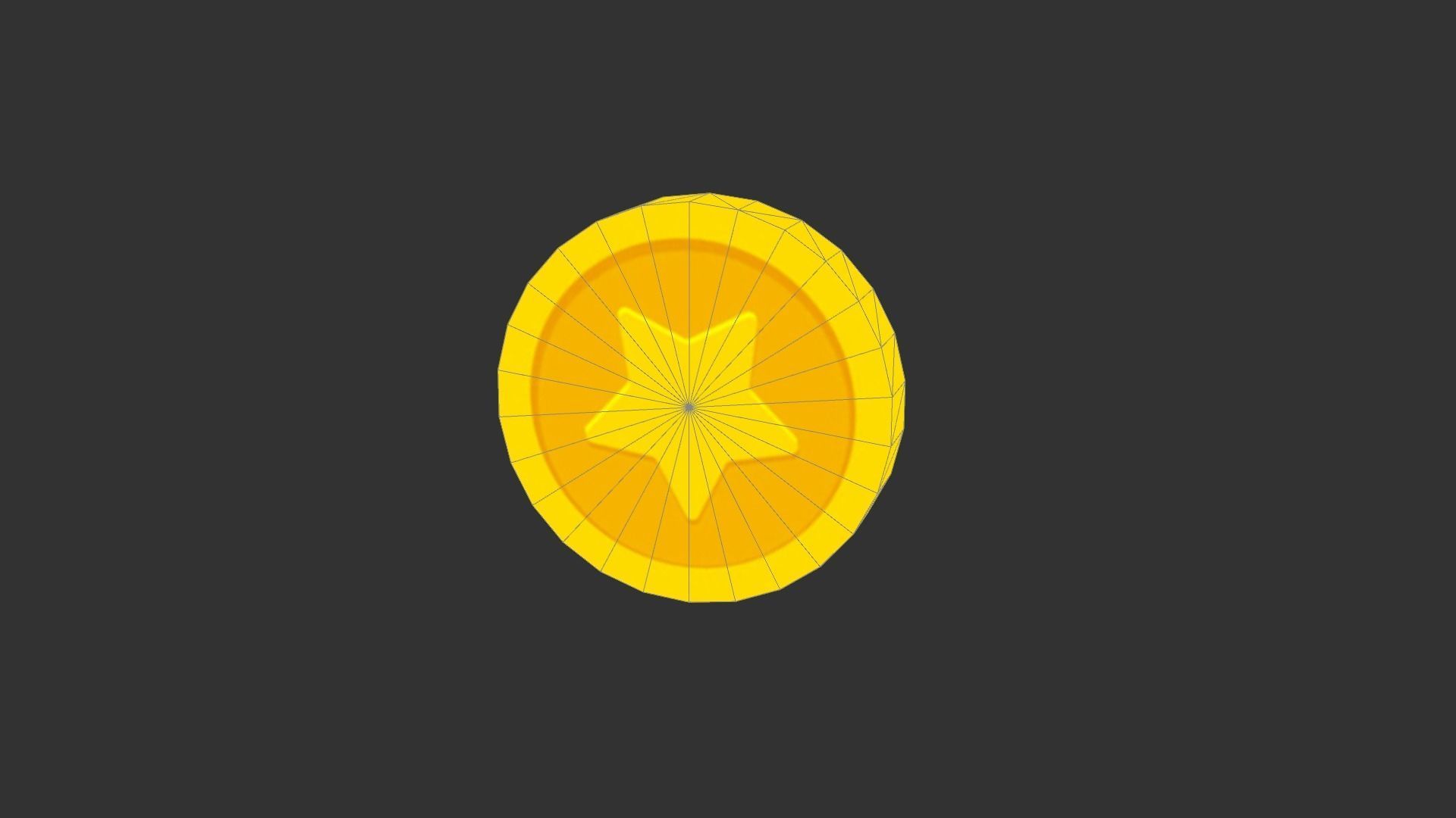 mobile game asset                           Low-poly 3D model_4