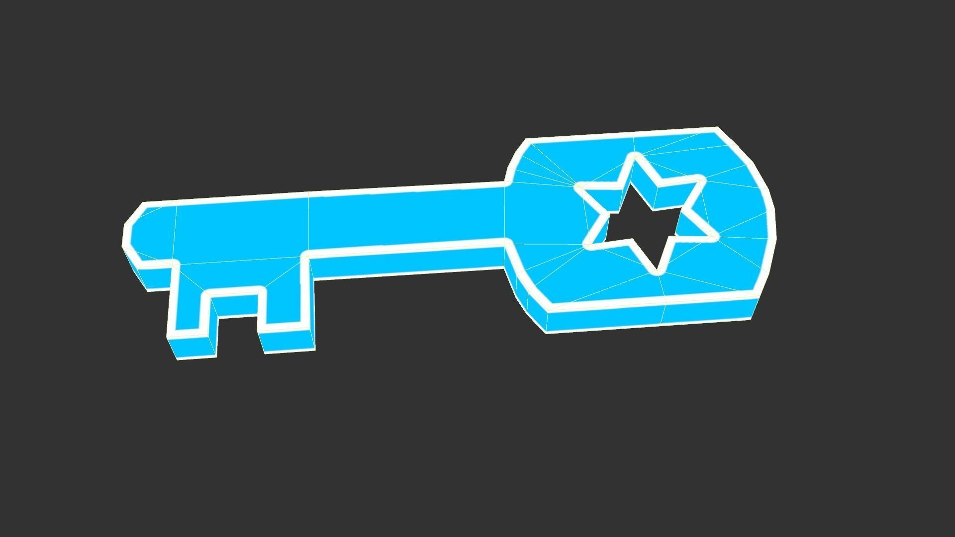 mobile game asset                           Low-poly 3D model_13