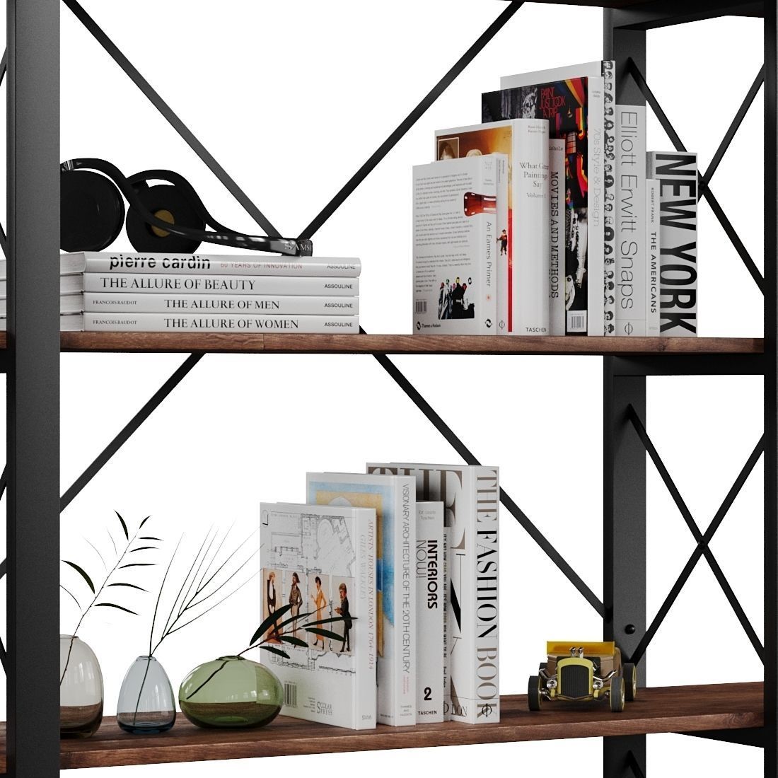 ITAHOME bookshelf 5 tiers 3D model_3