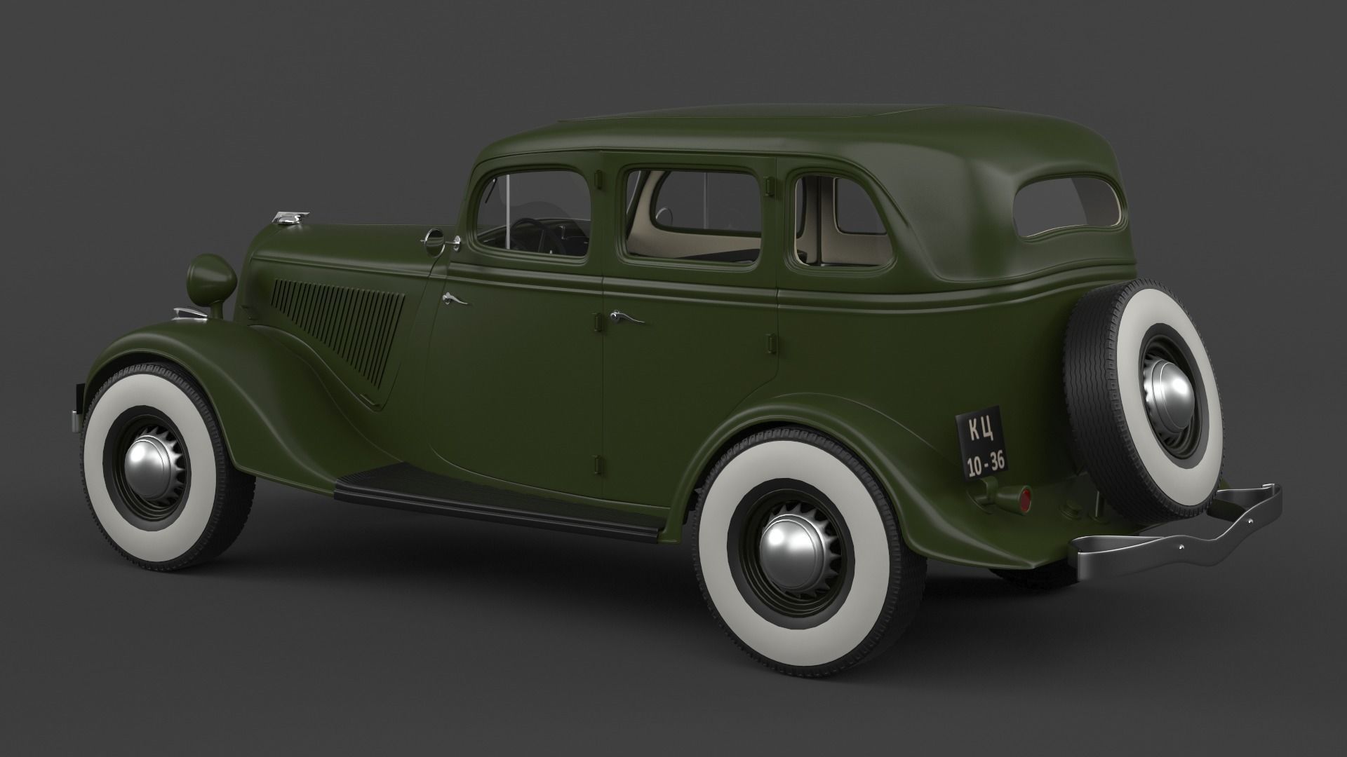 Gaz M1 3D model_1