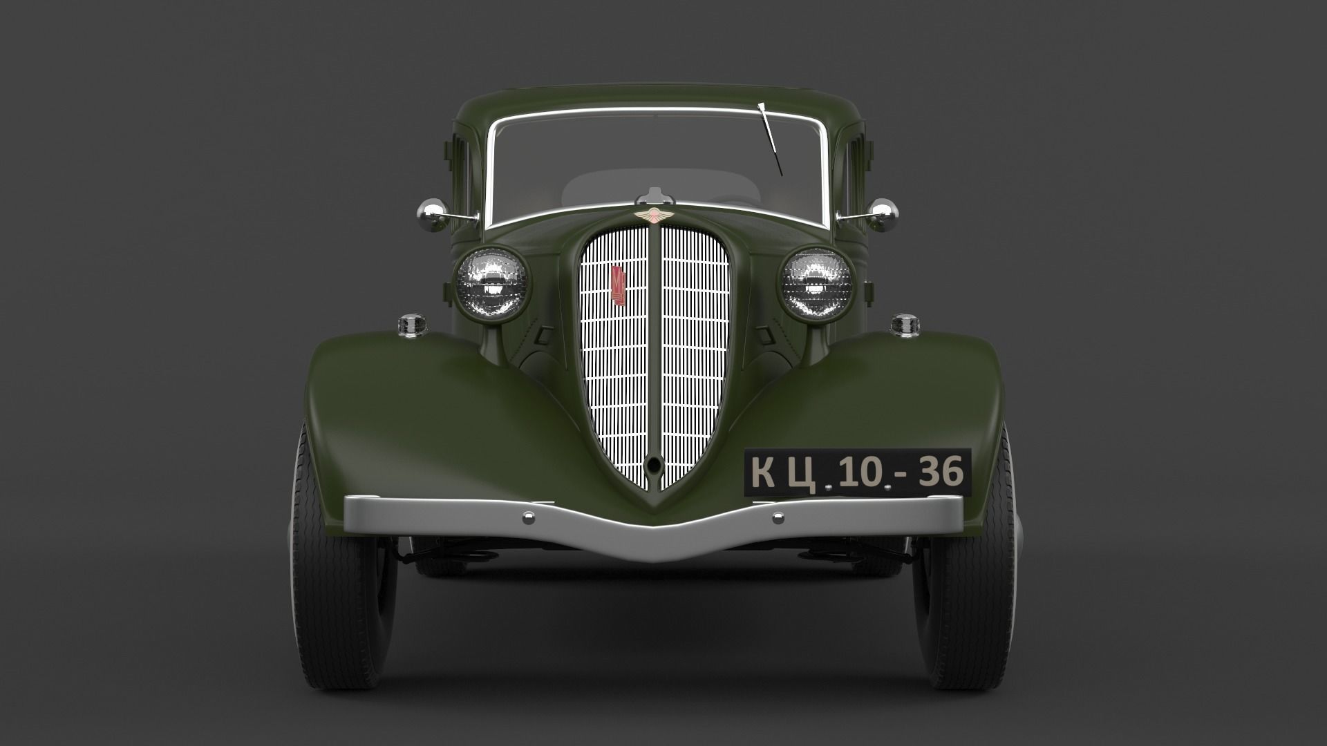 Gaz M1 3D model_2