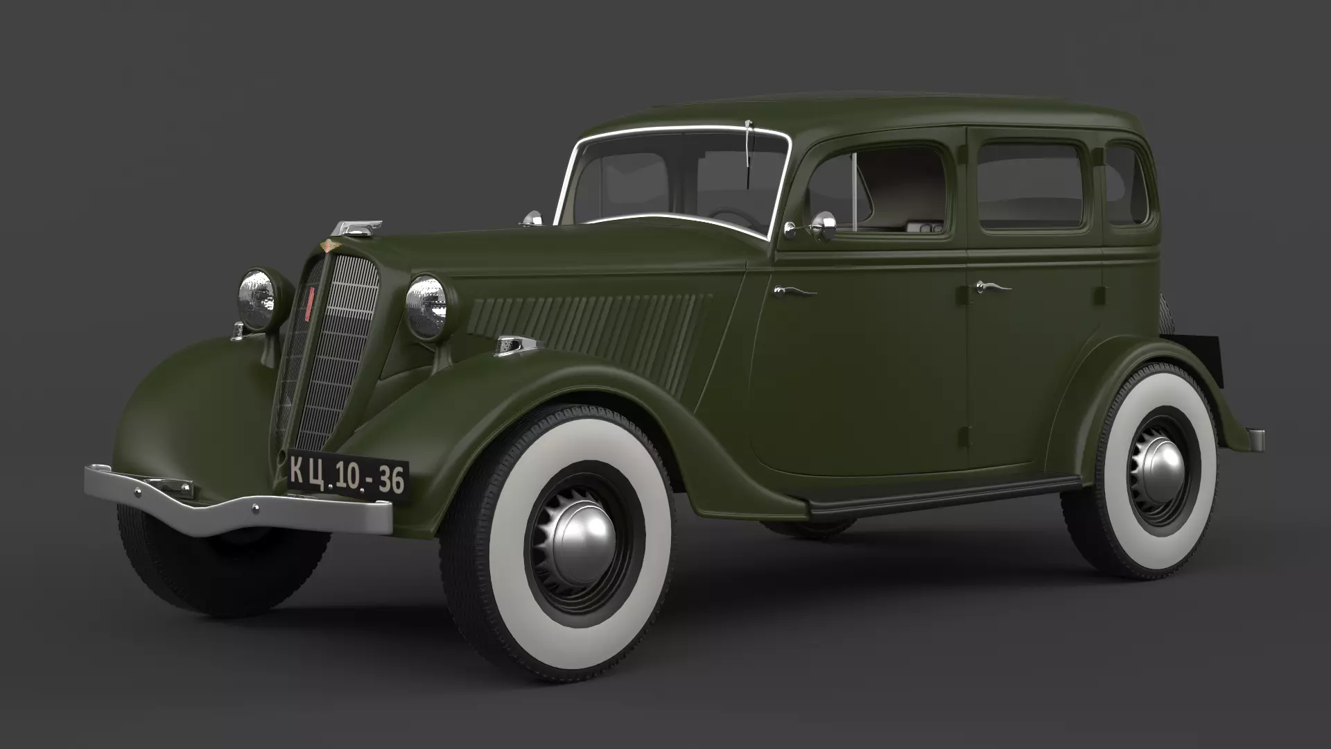 Gaz M1 3D model_0