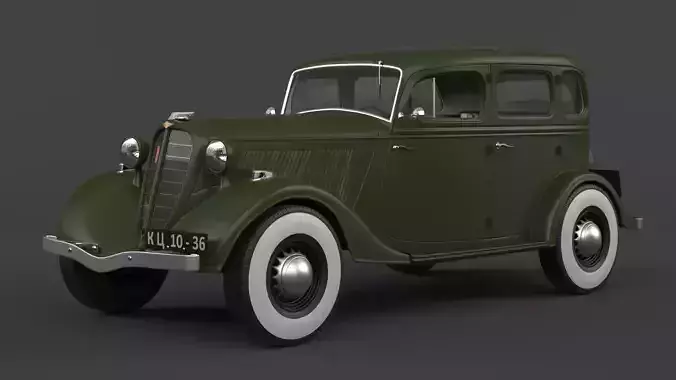Gaz M1 3D model