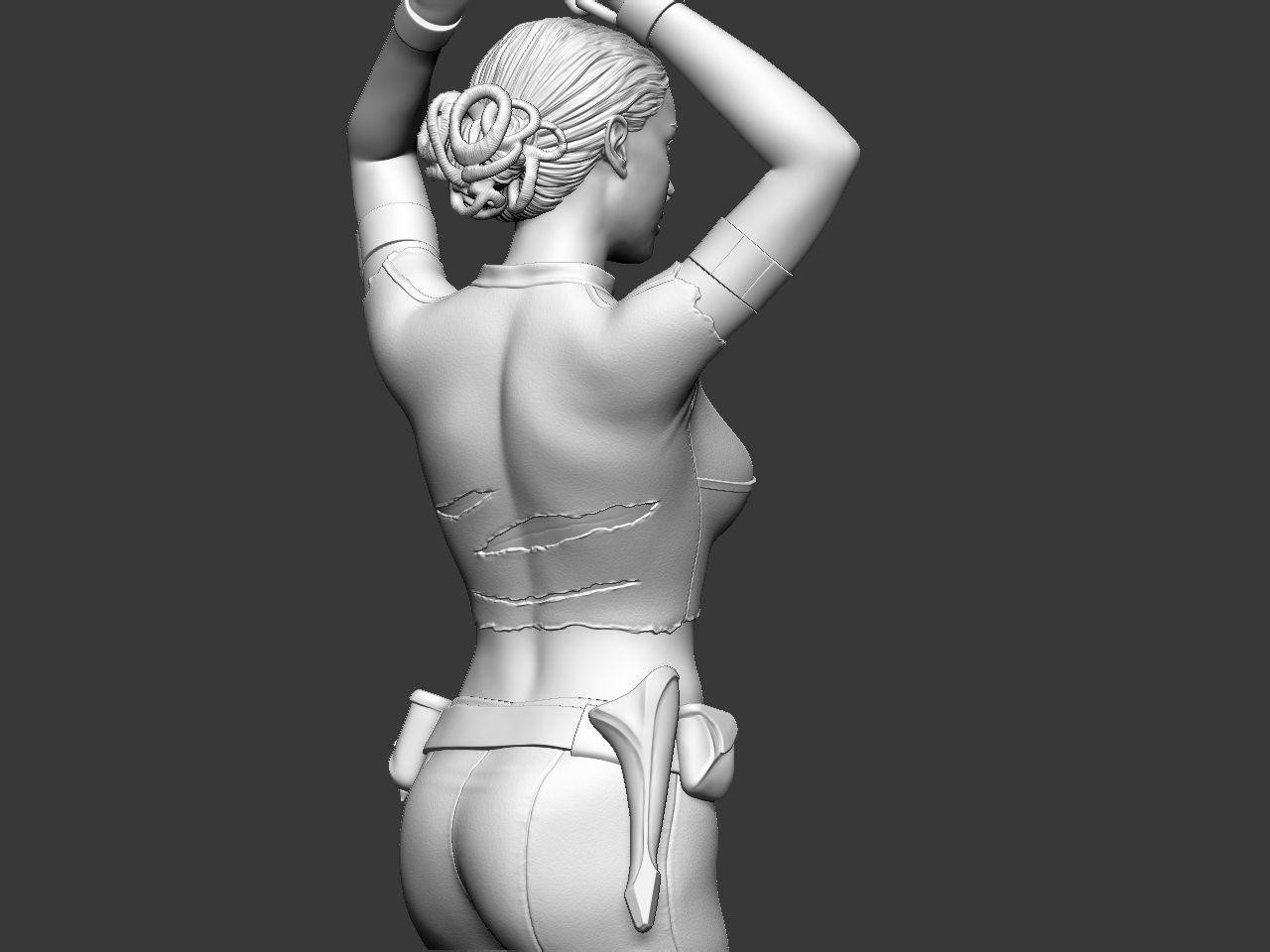 Padme in handcuffs 3D print model_33