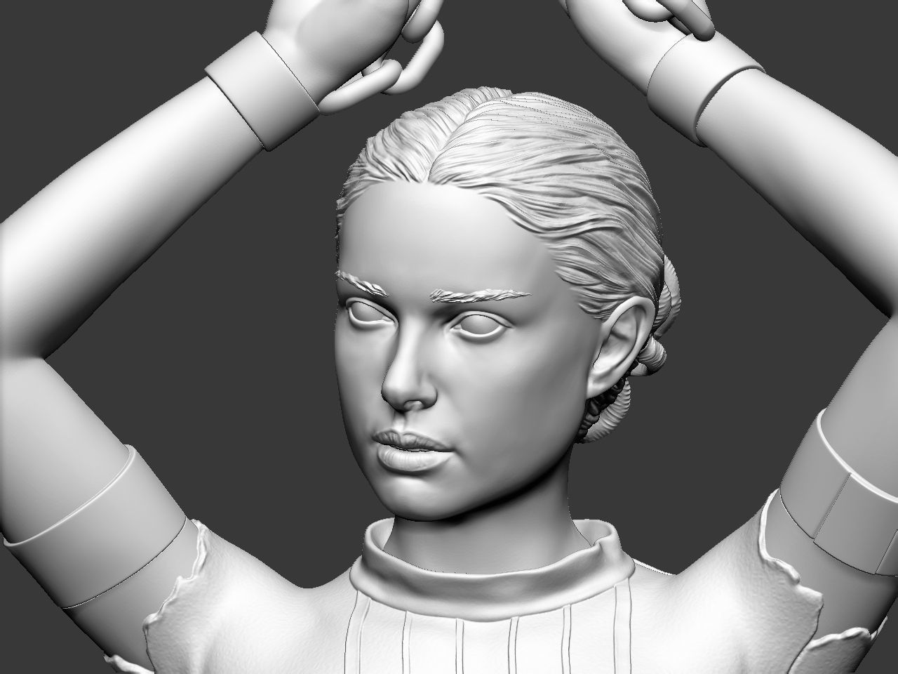Padme in handcuffs 3D print model_20