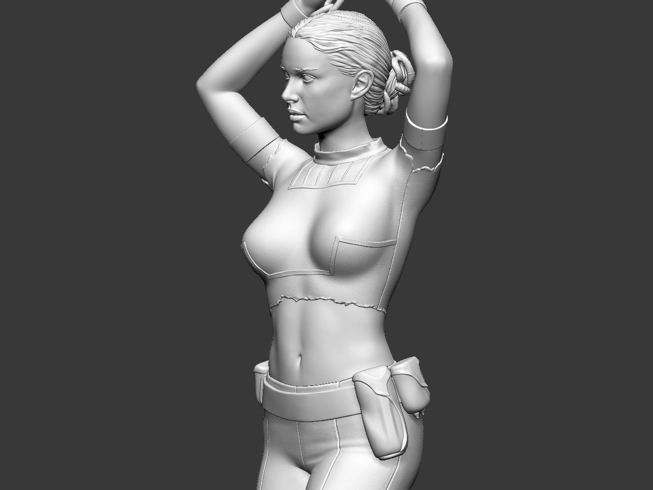 Padme in handcuffs 3D print model_39
