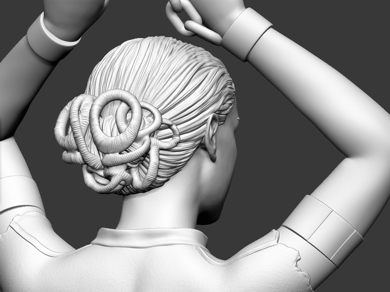 Padme in handcuffs 3D print model_14