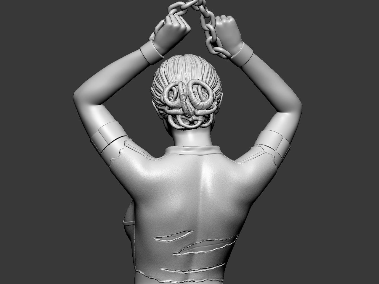 Padme in handcuffs 3D print model_25