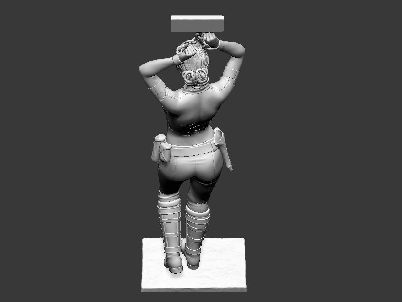 Padme in handcuffs 3D print model_54
