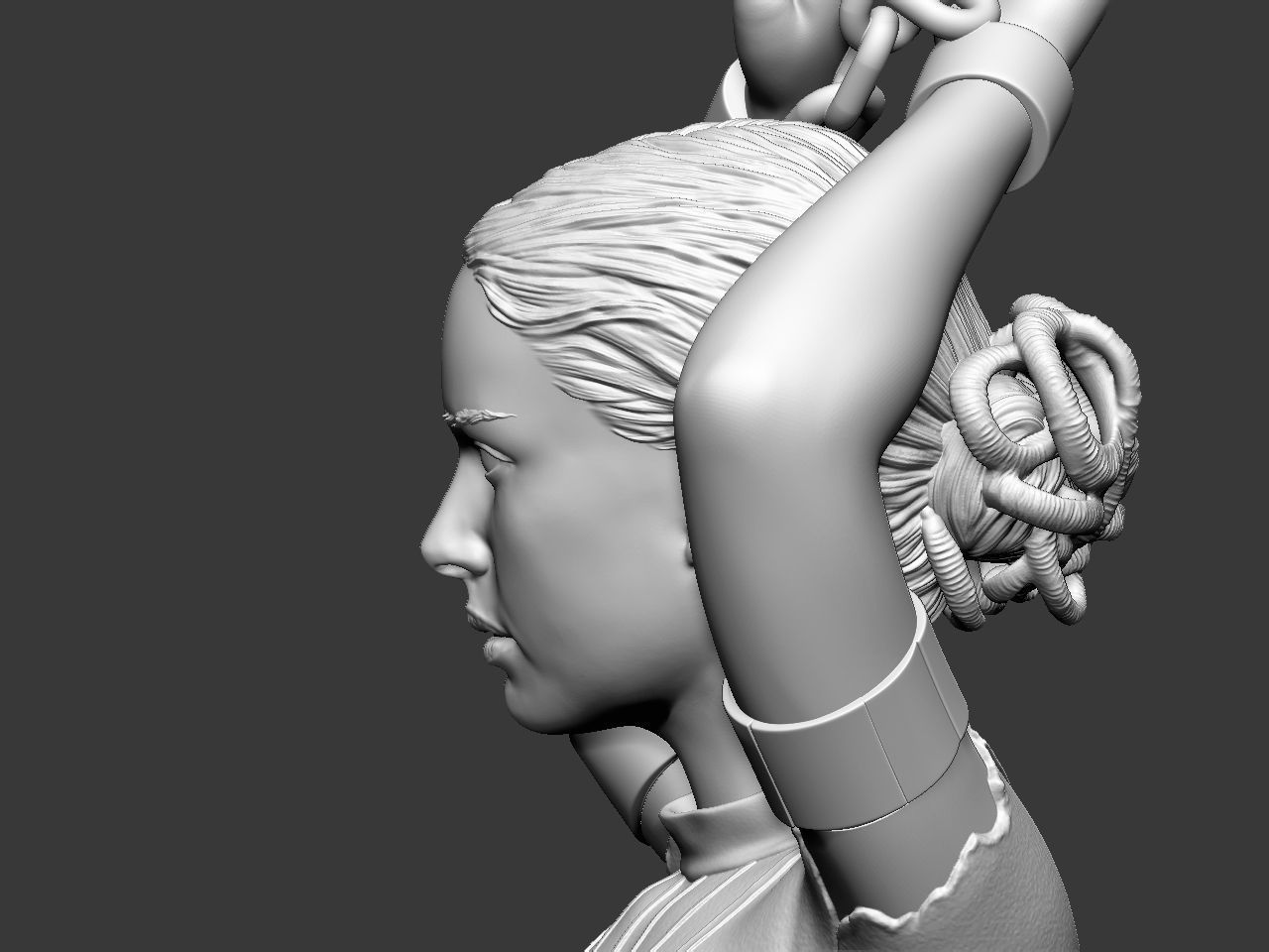 Padme in handcuffs 3D print model_18