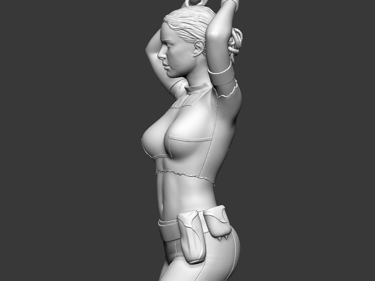 Padme in handcuffs 3D print model_38