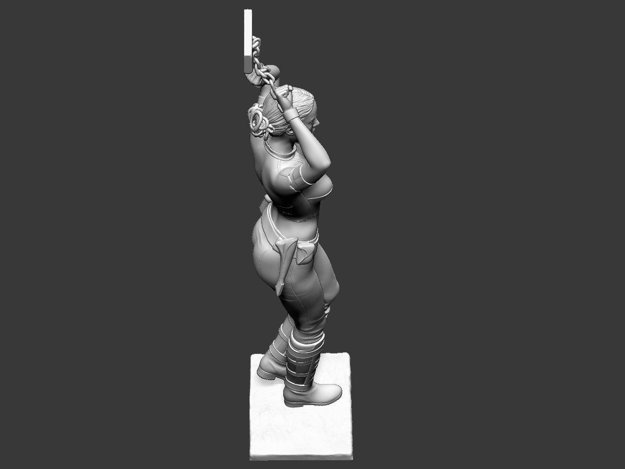 Padme in handcuffs 3D print model_52