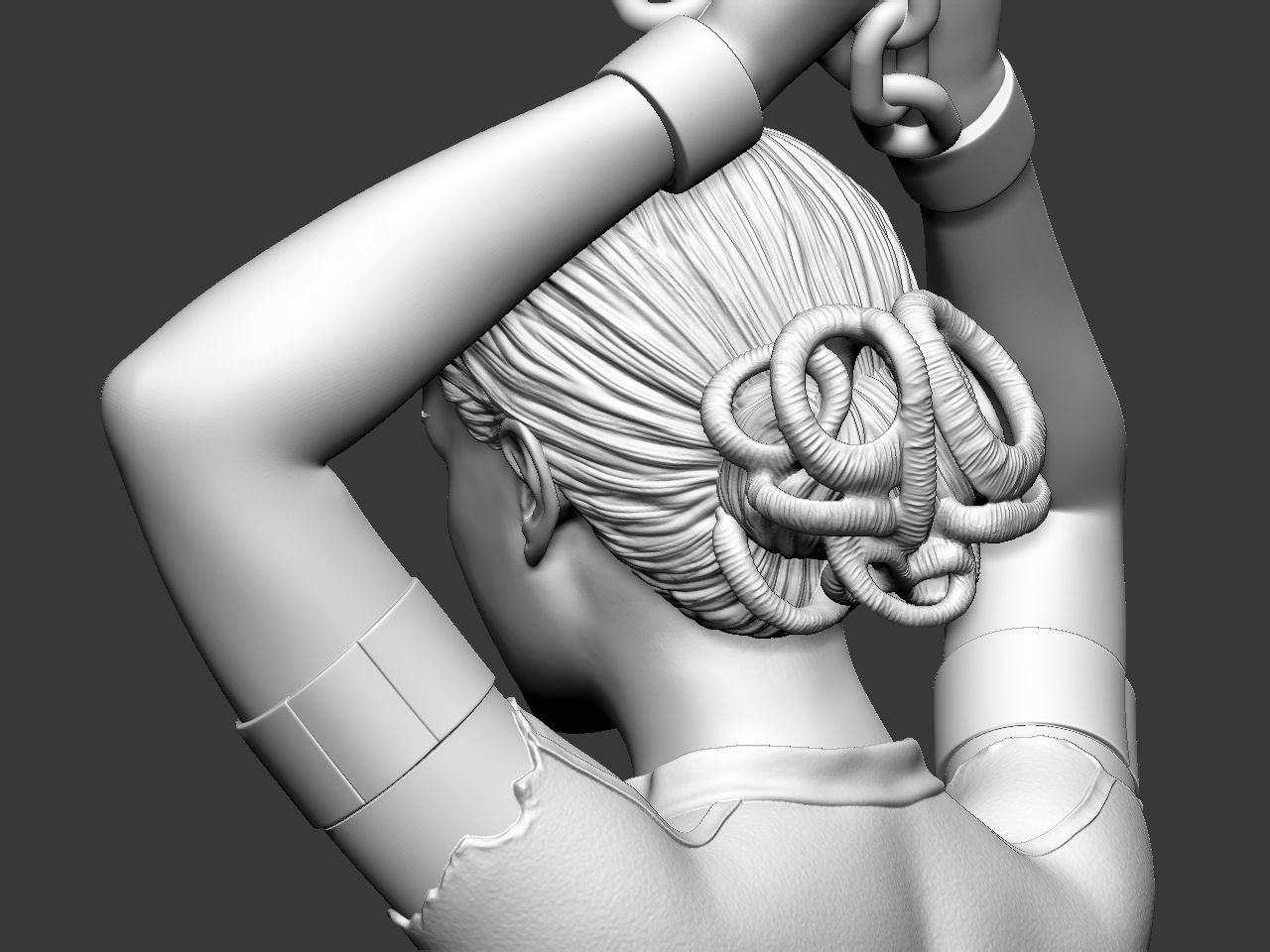 Padme in handcuffs 3D print model_16