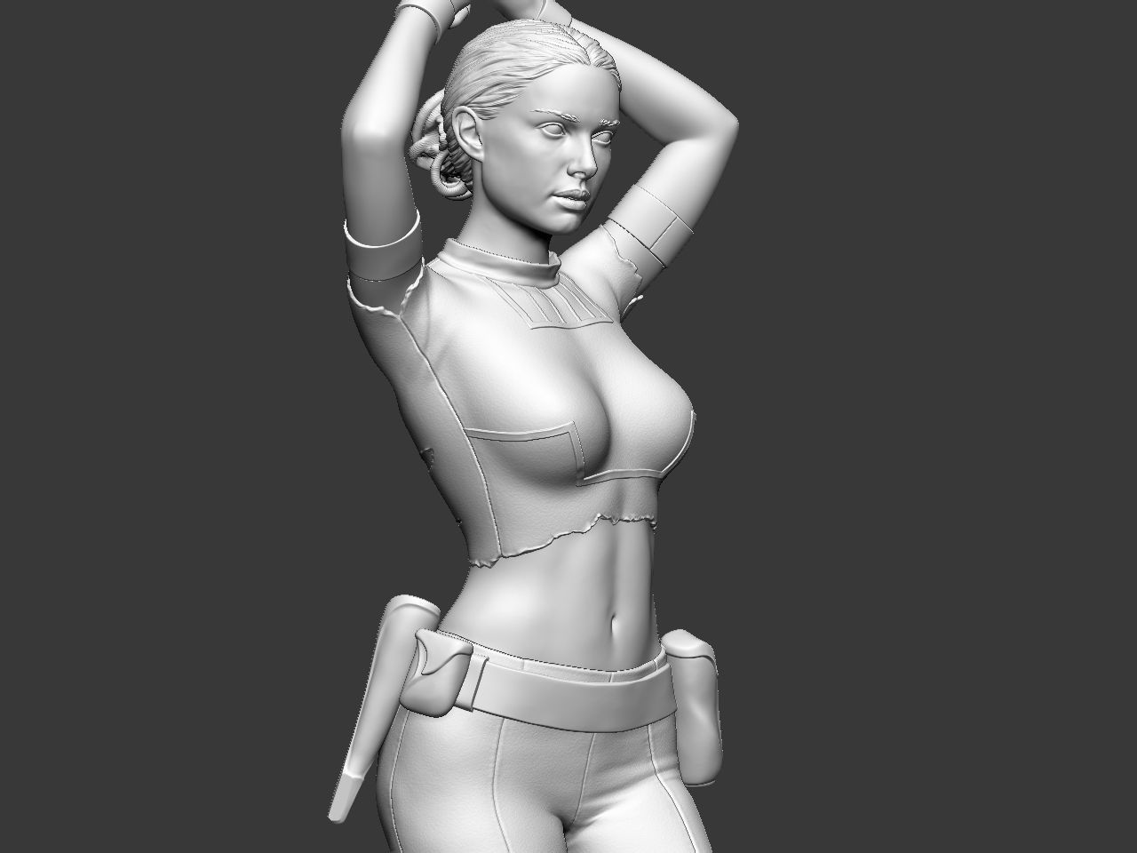 Padme in handcuffs 3D print model_30