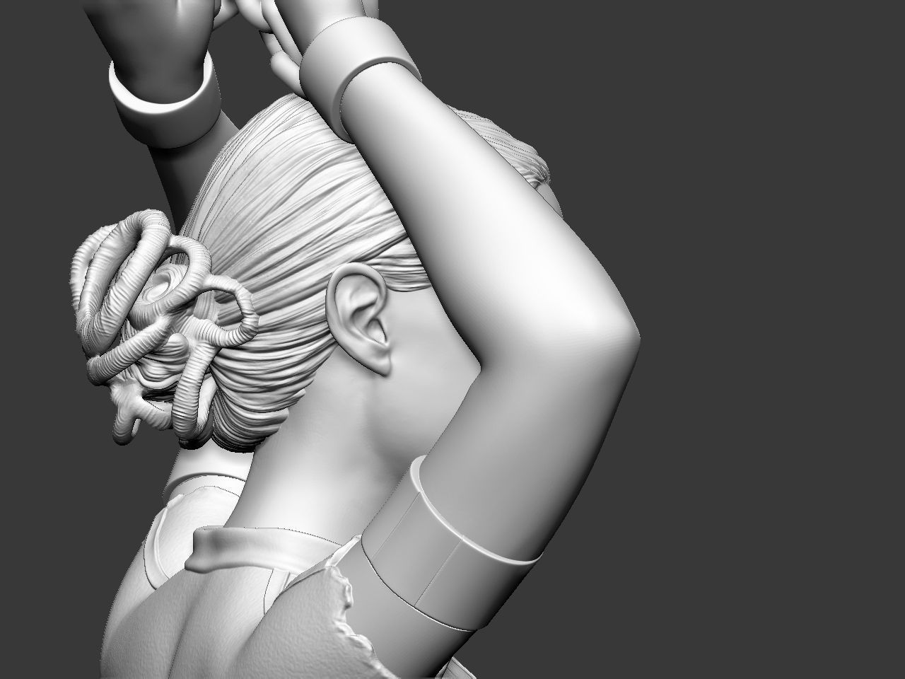 Padme in handcuffs 3D print model_12