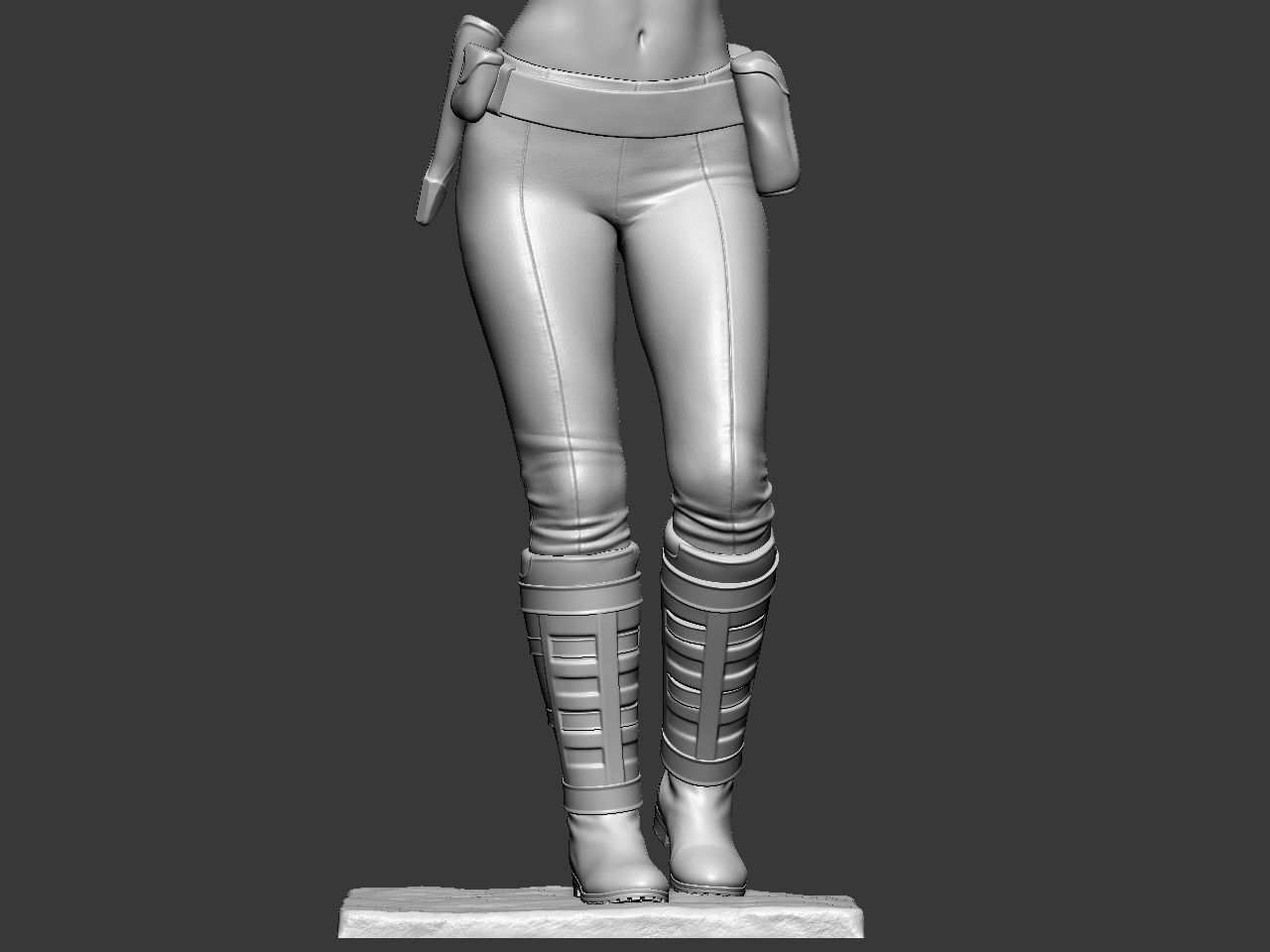 Padme in handcuffs 3D print model_41