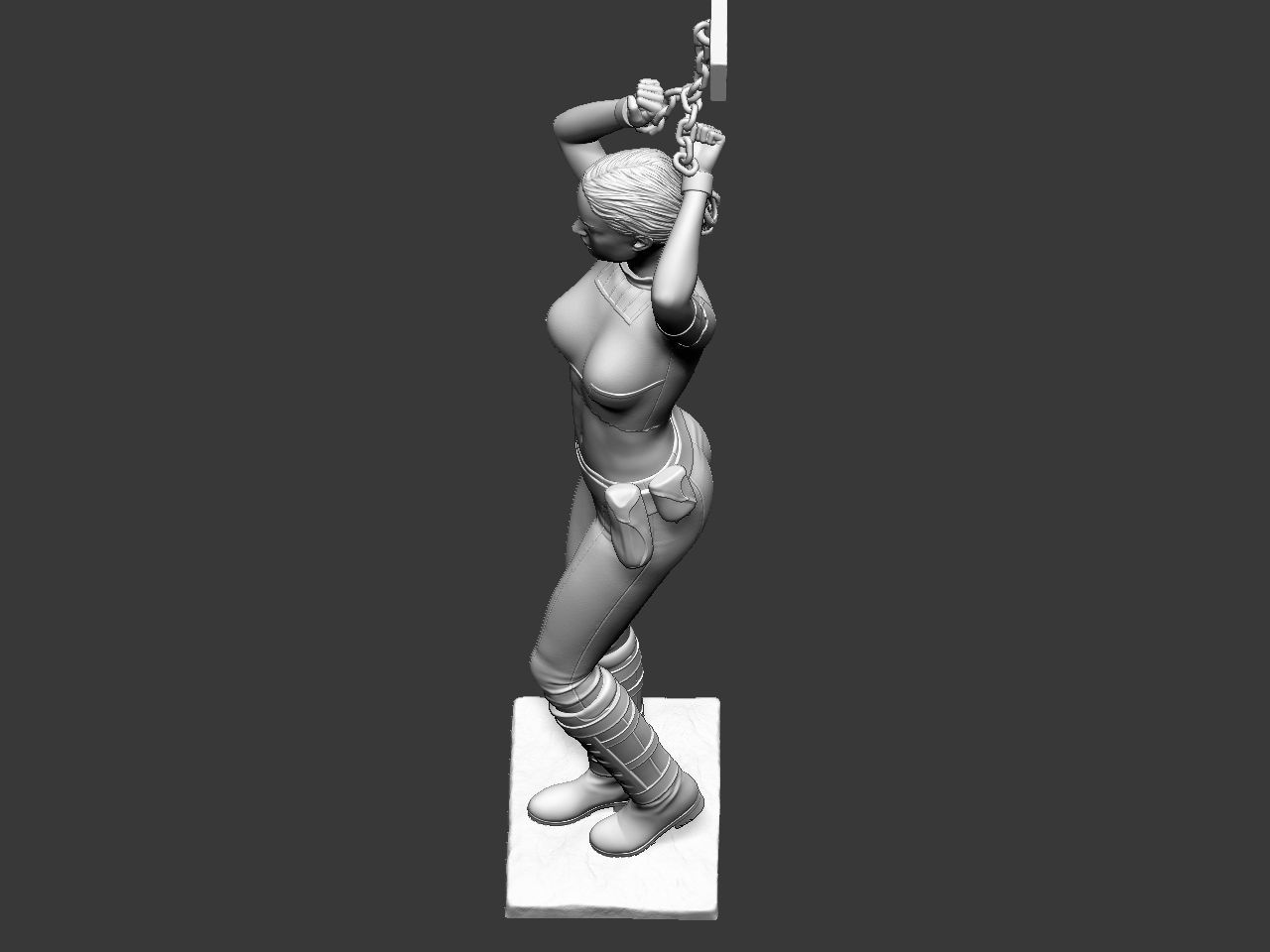 Padme in handcuffs 3D print model_56