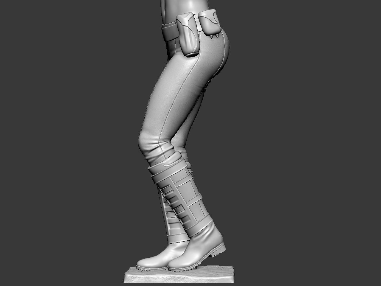Padme in handcuffs 3D print model_48