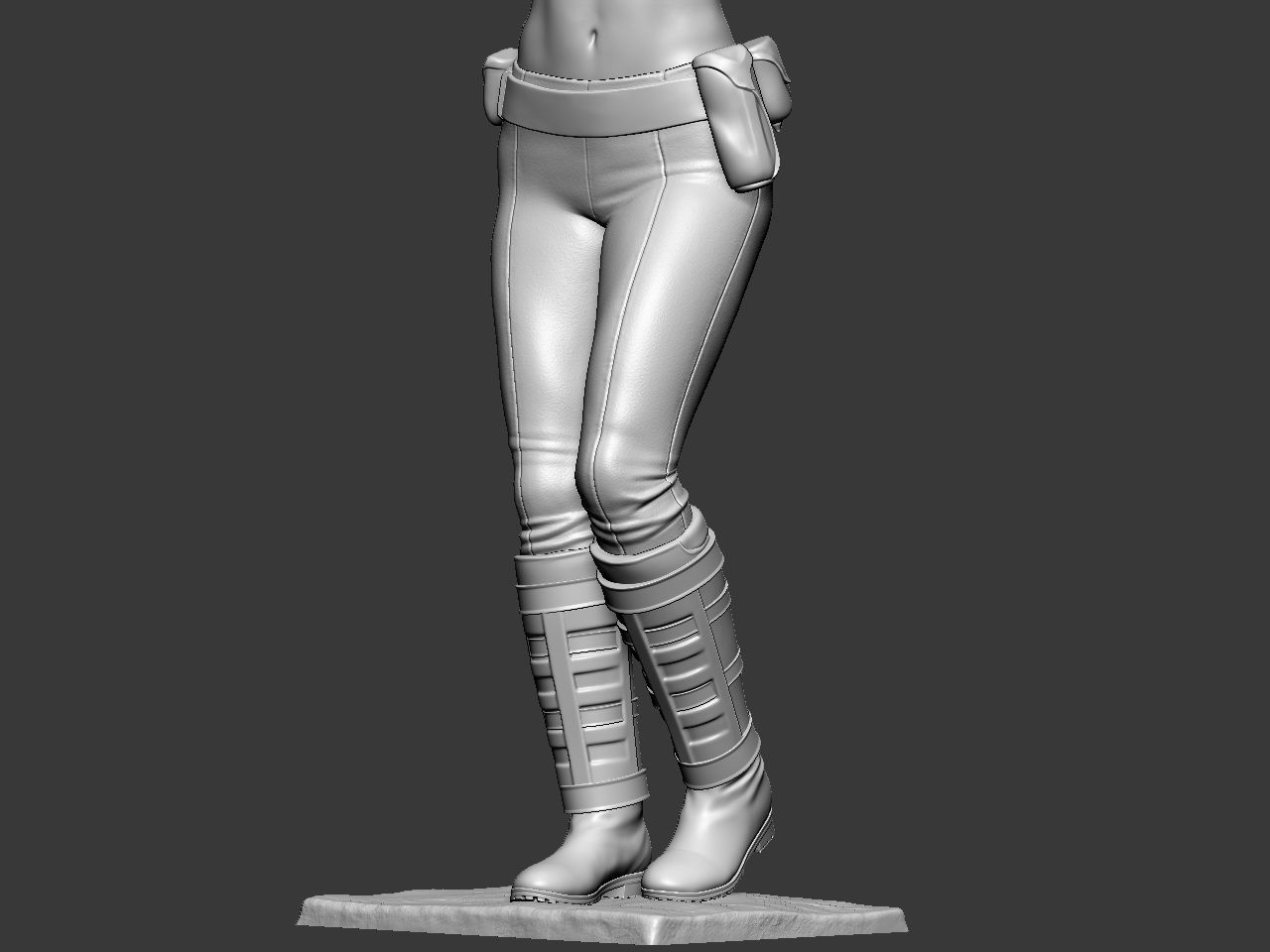 Padme in handcuffs 3D print model_49