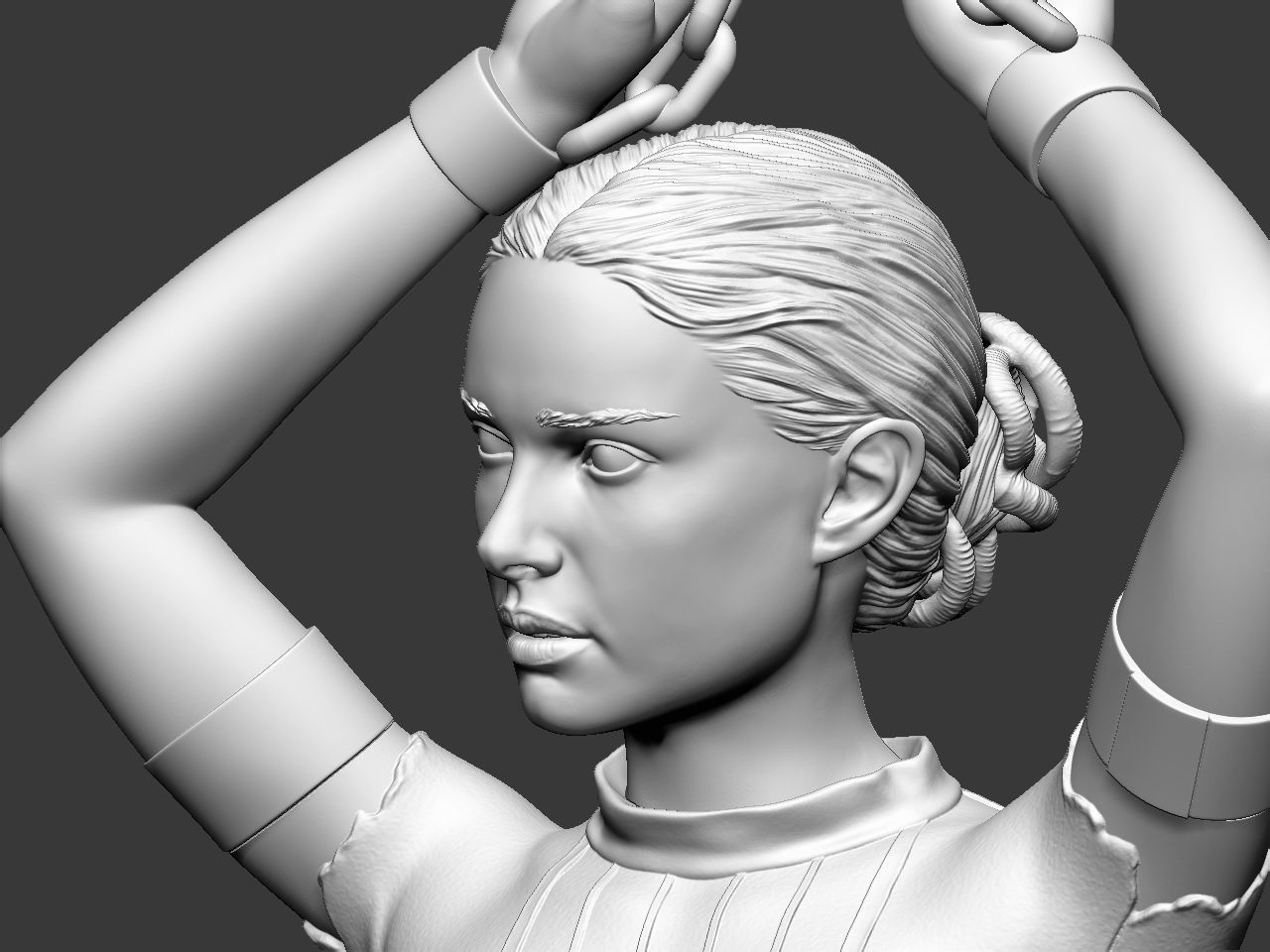 Padme in handcuffs 3D print model_19