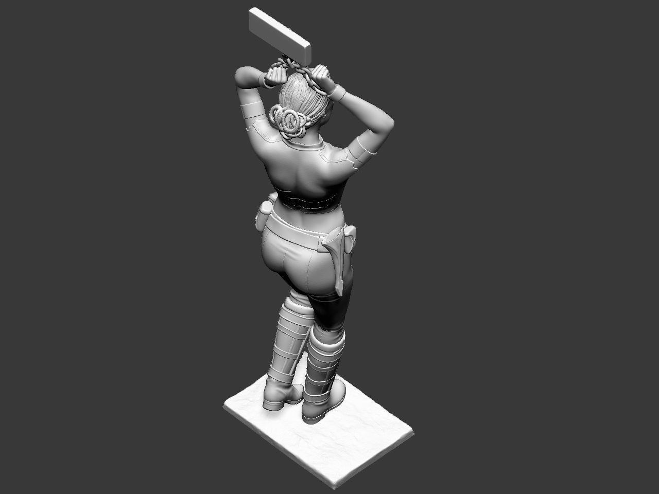 Padme in handcuffs 3D print model_53
