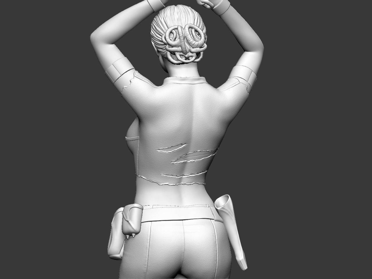 Padme in handcuffs 3D print model_35