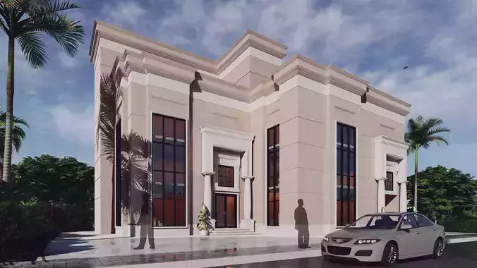 Classic Building  N3 3D model Classic Building  N3 3D model