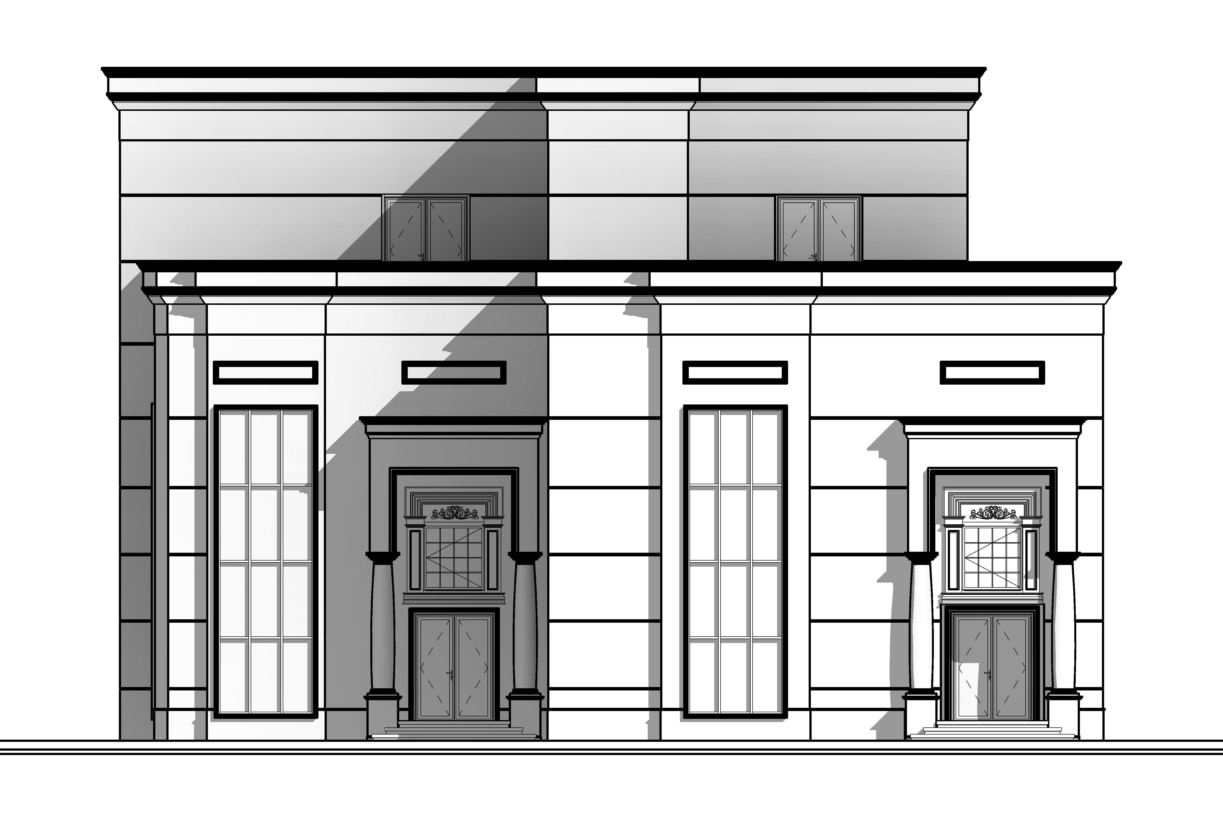 Classic Building  N3 3D model_9