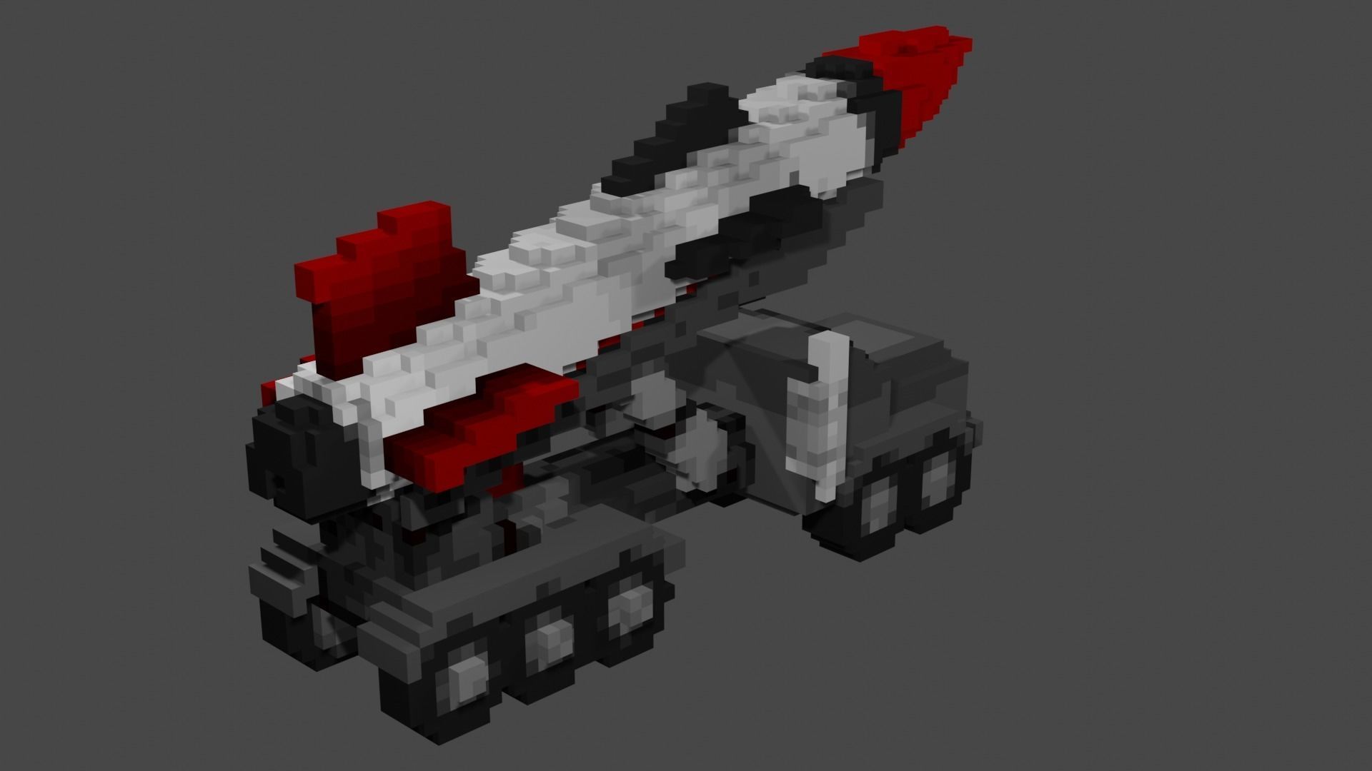V3 Rocket Launcher 3D model_3