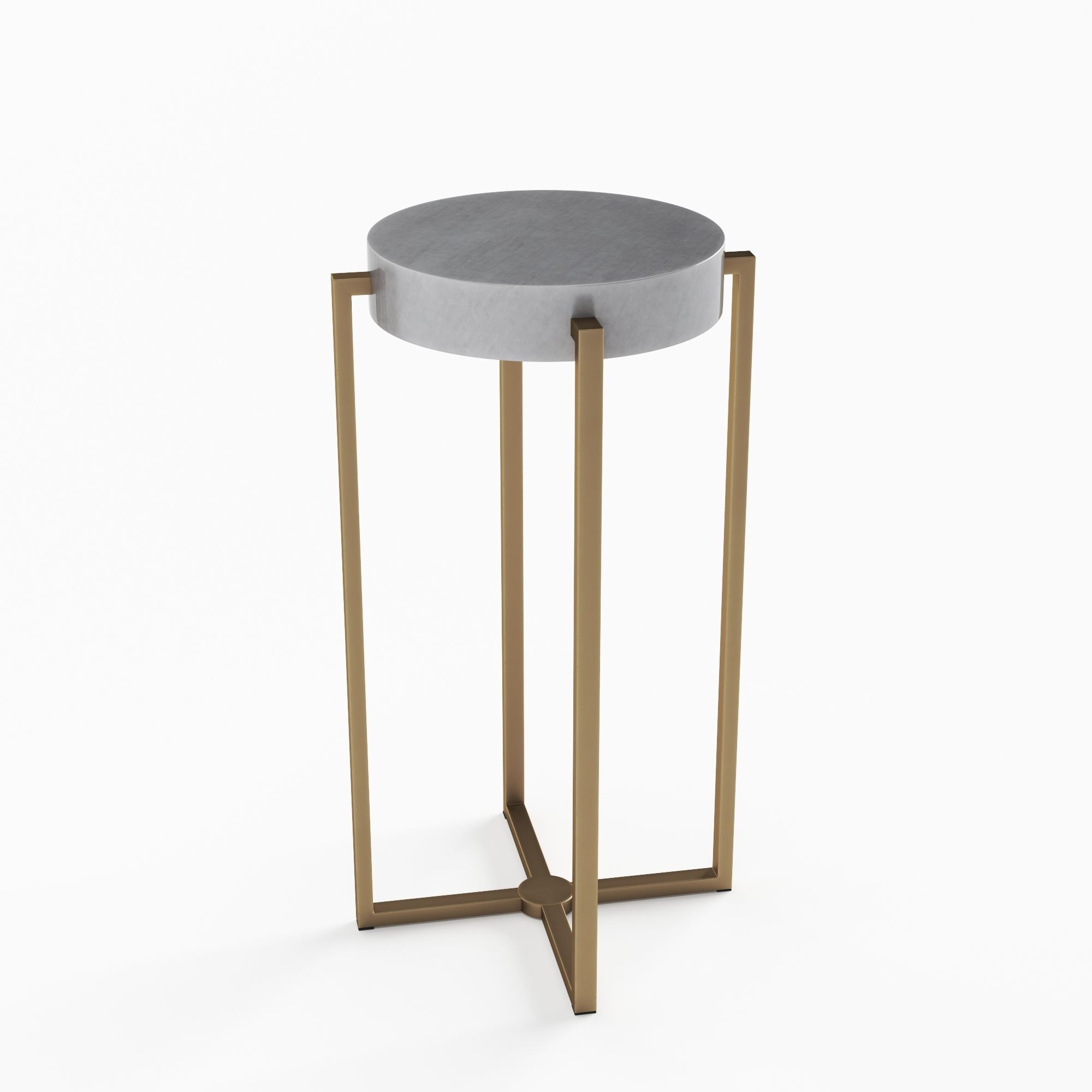 Side Table Bath 3D model_2