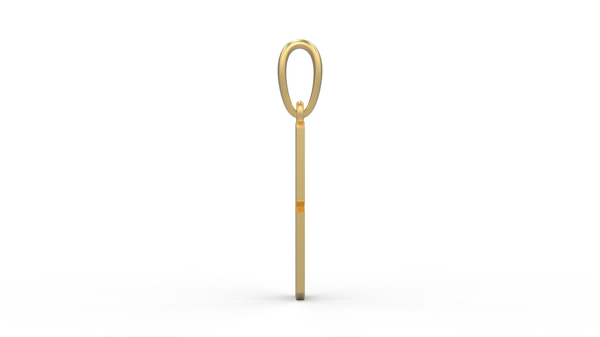 Initial Letters Pendant Eiffel Love B 3D print model_2