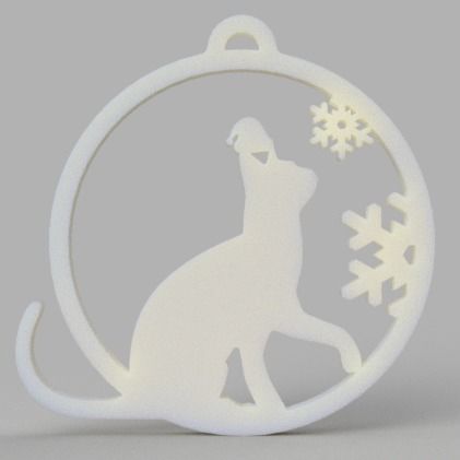 Christmas sphere 3D print model_11