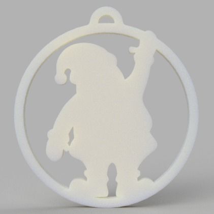 Christmas sphere 3D print model_19