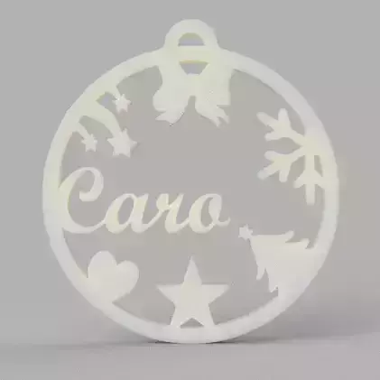 Christmas sphere 3D print model