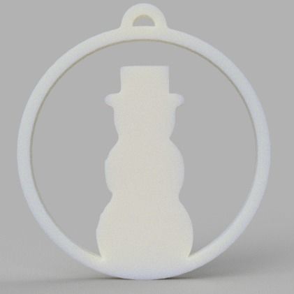 Christmas sphere 3D print model_13