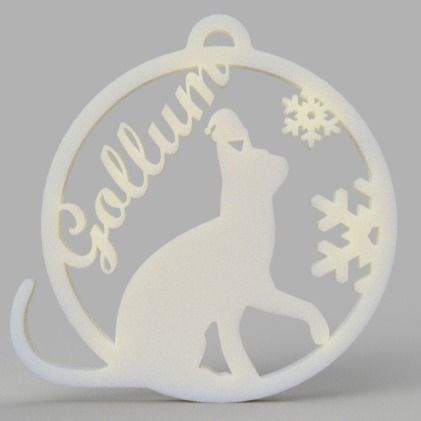 Christmas sphere 3D print model_10