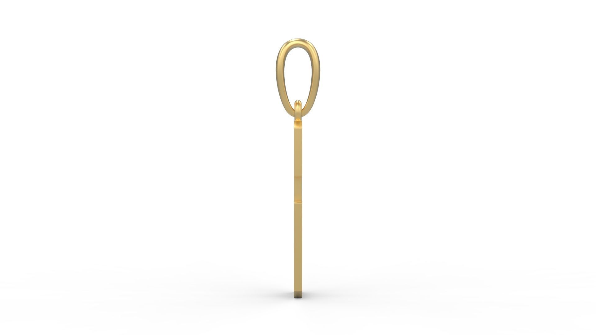 Initial Letters Pendant Eiffel Love G 3D print model_2