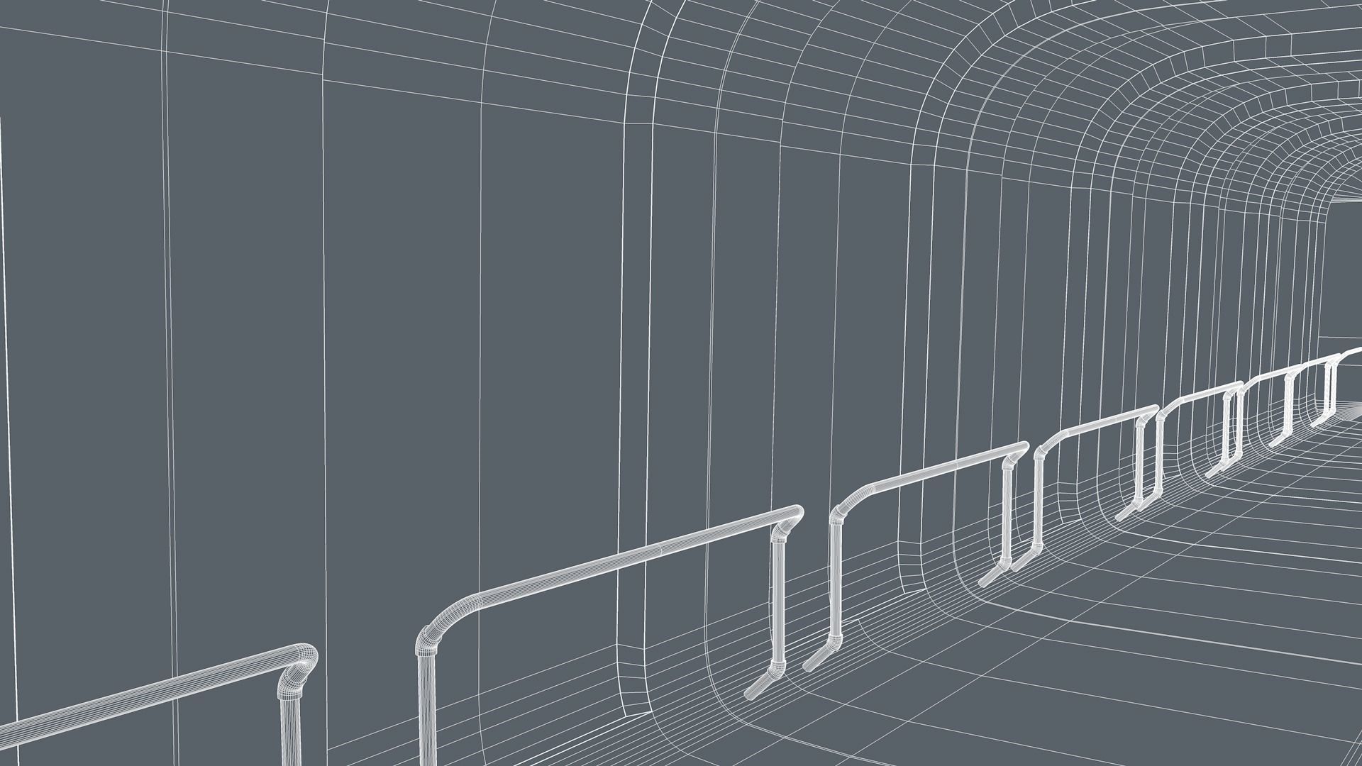 Sci Fi Corridor 3D model_11