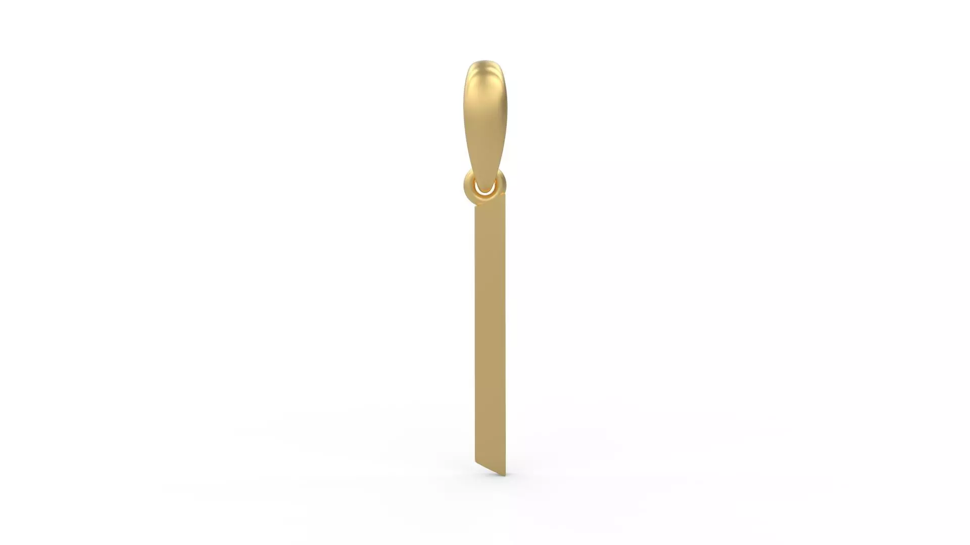 Initial Letters Pendant Eiffel Love I 3D print model_0