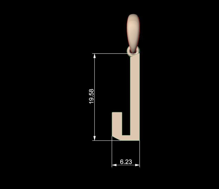 Initial Letters Pendant Eiffel Love J 3D print model_4