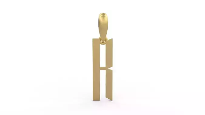Initial Letters Pendant Eiffel Love K 3D print model
