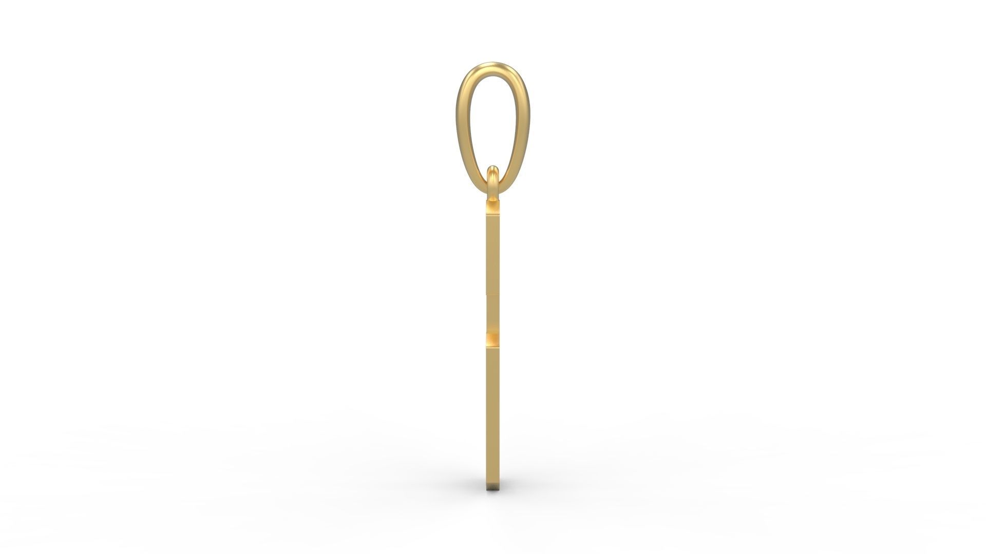 Initial Letters Pendant Eiffel Love S 3D print model_2