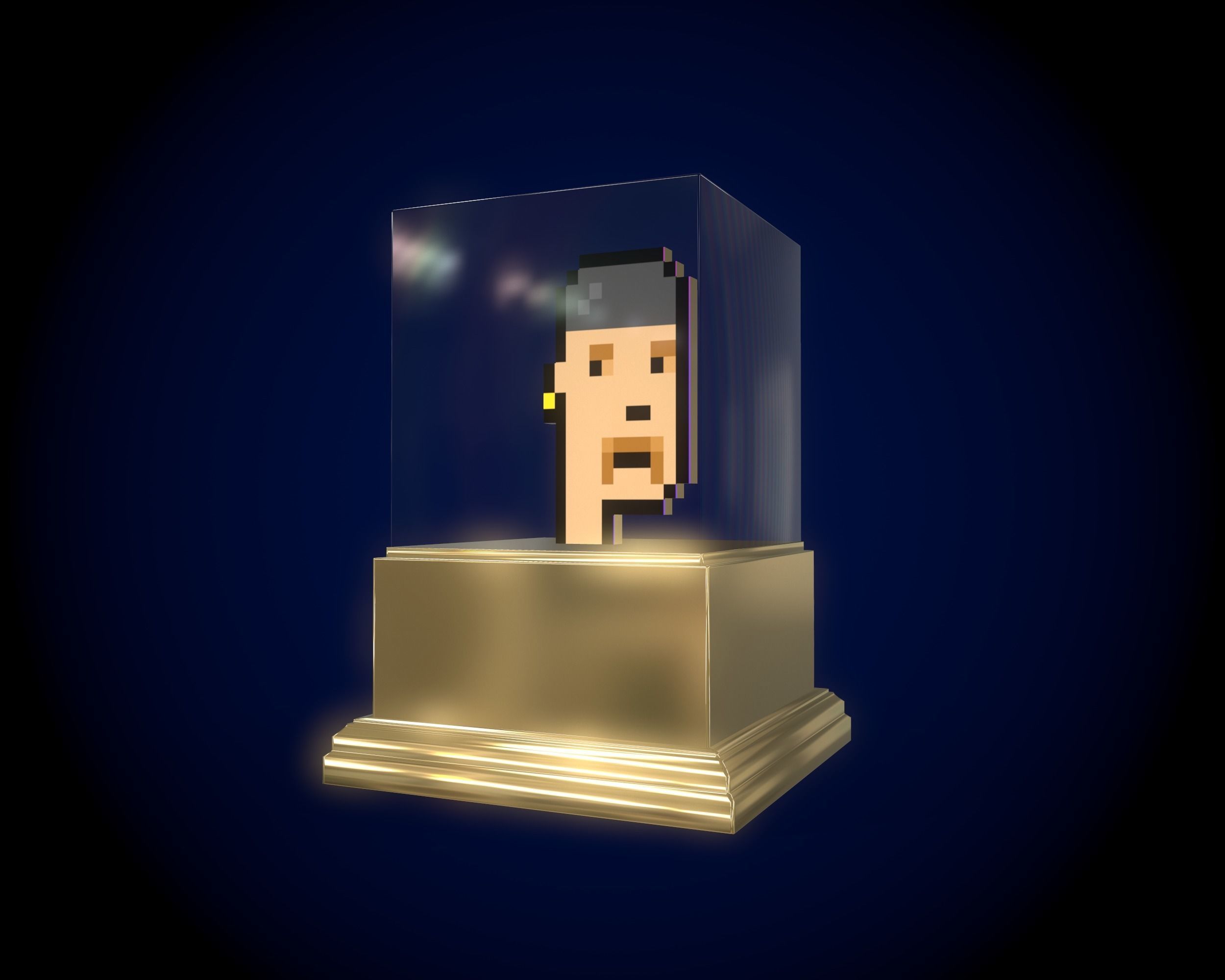 Gold Punk 3D model_8