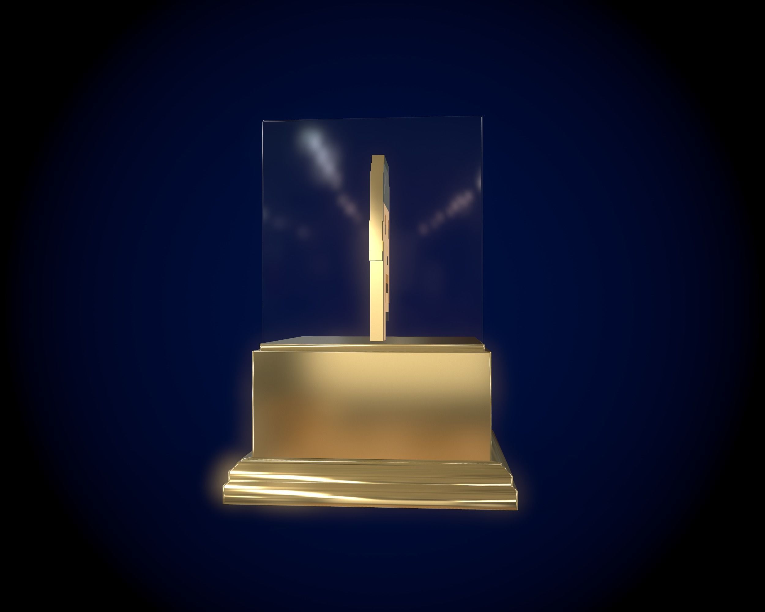 Gold Punk 3D model_4