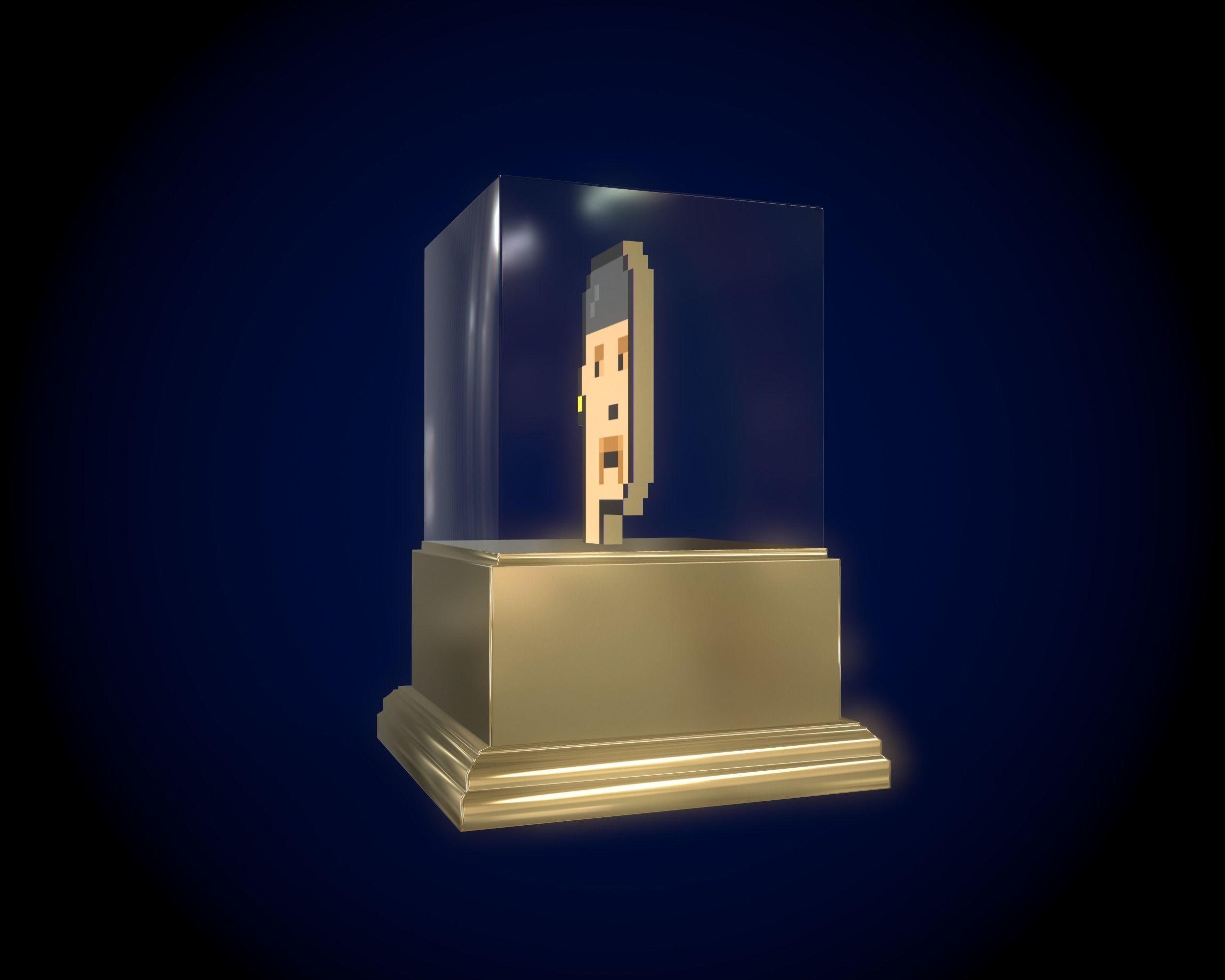 Gold Punk 3D model_5