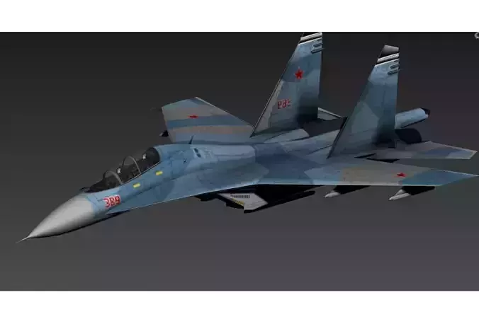 su-30 fighter jet flying in sky
