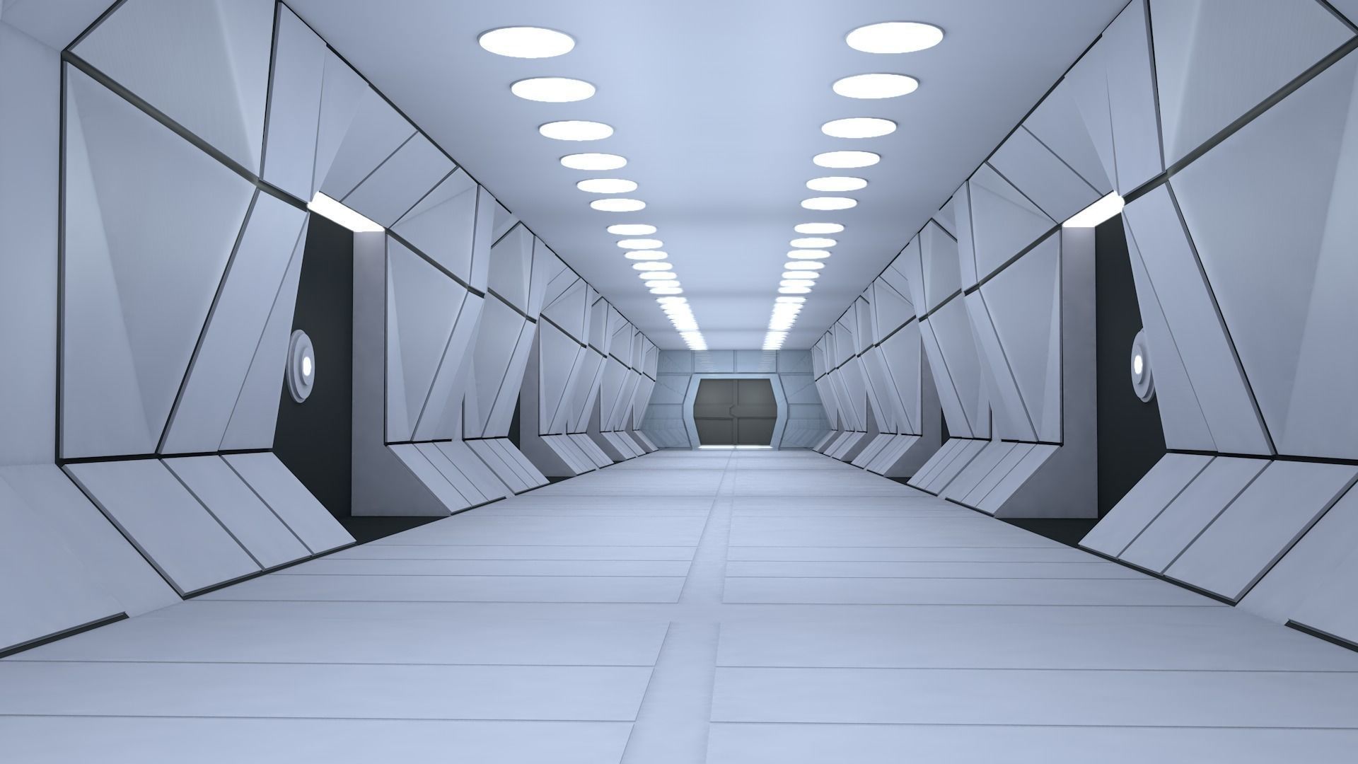 Sci Fi Interior 3D model_5