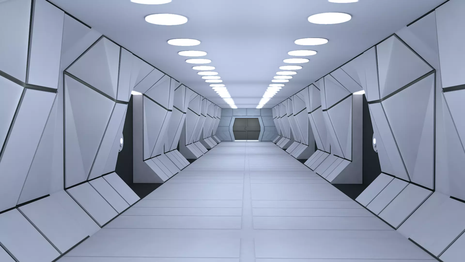 Sci Fi Interior 3D model_0