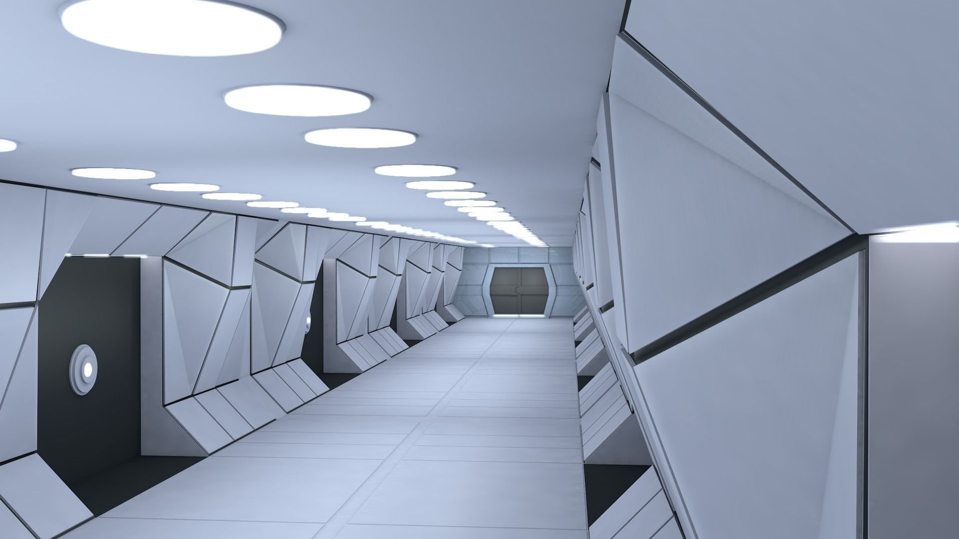 Sci Fi Interior 3D model_3