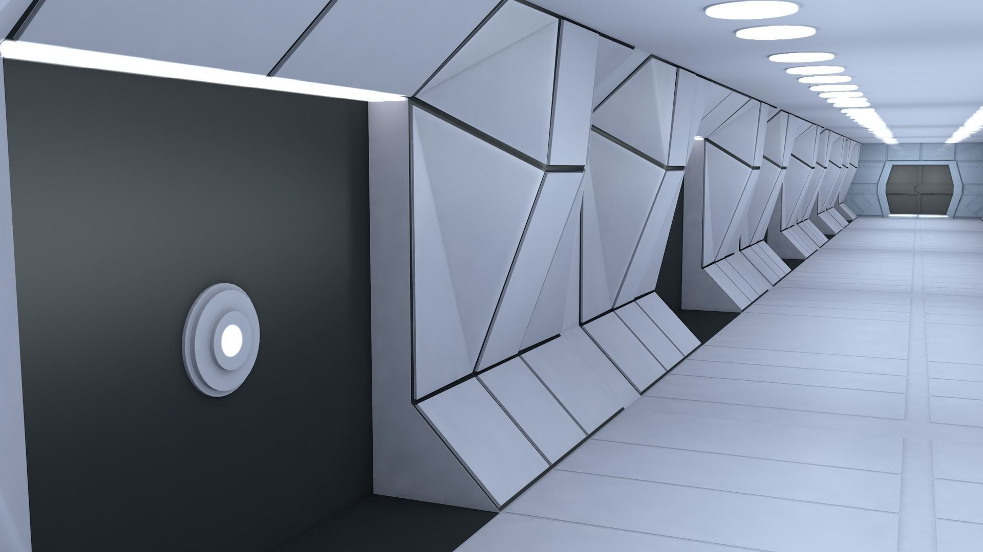 Sci Fi Interior 3D model_7